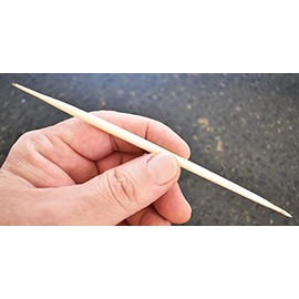 One (1) White African Porcupine Quill (5-7") Handpicked Decor Hobby Indian Crafts Hair Sticks