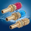 3Pcs M10 Gas Adapter Argon Quick Connect Fittings, Connector Fitting
