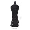 PU Leather Golf Wood Head Covers Waterproof Golf Skull Pattern