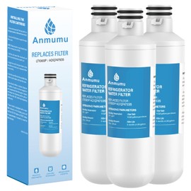 LT1000P Water Filter Replacement for LG LT1000P, LT 1000P, LT1000PC, LT1000PCS, LFXC24796S, ADQ74793501, ADQ74793502, Kenmore 46-9980, 9980 Certified 100% Quality, Long-Lasting Filtration (3 Pack）