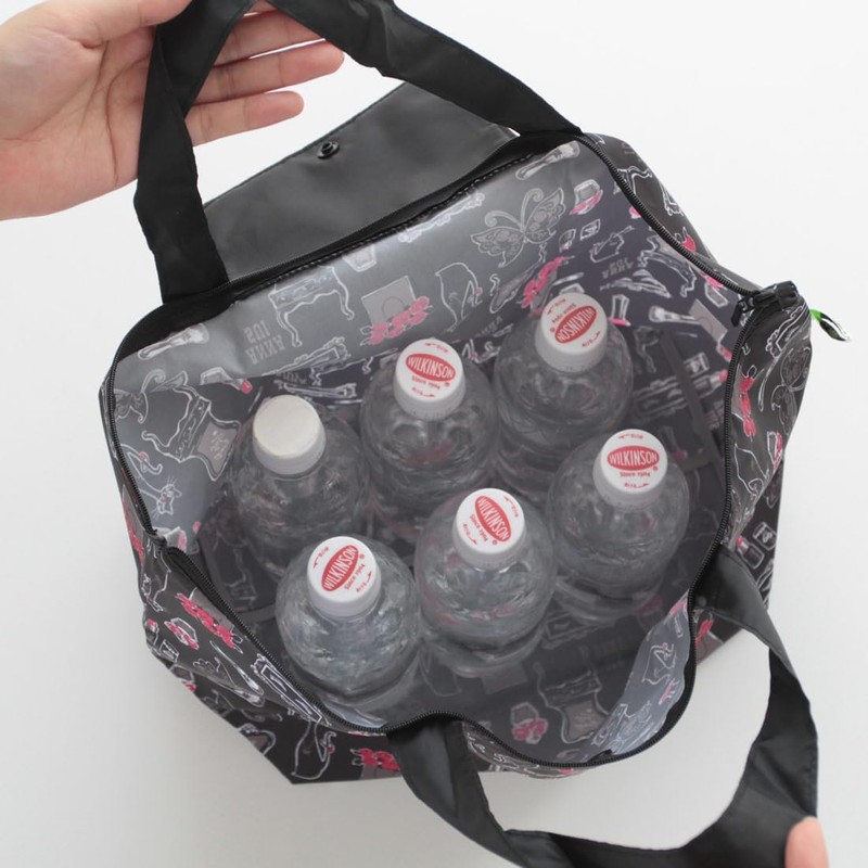 ANNA SUI 000298-0002-01 Eco Bag (Ripplever) with Zipper, My Bag,