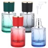 Segbeauty 1oz Perfume Refill Bottle Travel Atomizer, 4pcs Refillable Glass