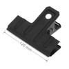 2 Pcs Black Large Bull Clips, Bull Hinge Clip Binder