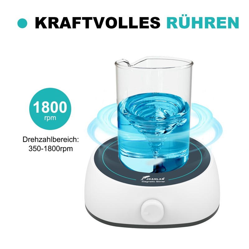 JOANLAB Mini Stirring Plates, Magnetic Stirrer with Stirrer, Lab Magnetic