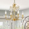 WUZUPS Crystal Candle Chandelier Pendant Flushmount Ceiling Light Modern Lighting