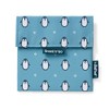 Roll'eat Snack'n'Go Animals Reusable Sandwich Holder, Eco-Friendly, BPA Free, Penguin