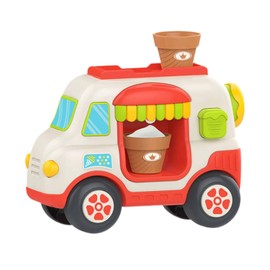 Dickly Bubble Machine, Bath Toy, Interactive Play Accessory, Ornament, Funny Ice Cream Foam Tub Machine for Children's Day, Girls And Kids , Red