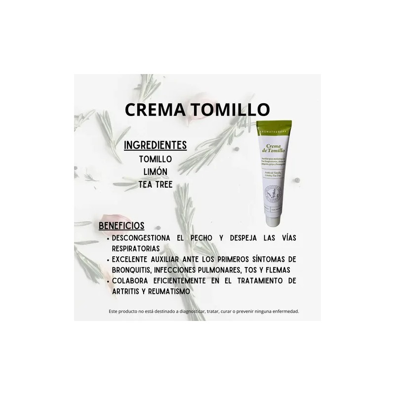 Chemisette, Crema De Tomillo 60ml
