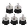 5 PCS Golf Ball Suction Cup Silicone Zinc Alloy Golf