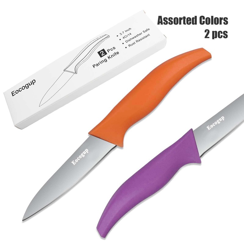 Eocogup Paring Knife,3.7 inch Fruit and Vegetable Knife,Stainless Steel Dishwasher