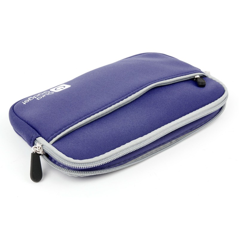 DURAGADGET Blue Soft Protective Neoprene Zip Pouch - Compatible with