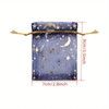 3 pcs Star Organza Gift Bags - Small Gift Pouches