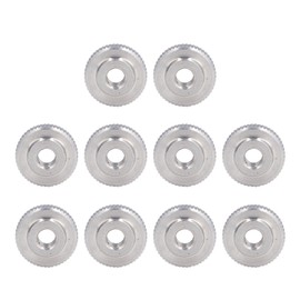 Knurled Thumb Nut 304 Stainless Steel Knurled Flat Head Through Hole Hand Tightening NutM5