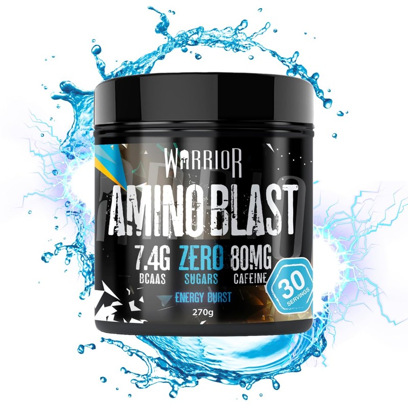 Warrior Amino Blast BCAA Powder 270g – Fruit Salad Flavour,