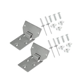 Partuto 2 Set Golf Cart Seat Hinge Bottom and Plate for EZGO TXT Medalist Shuttle MPT Work Horse Gas and Electric Models 1994-Up Replace 71610-G01 71609-G01 Replacement