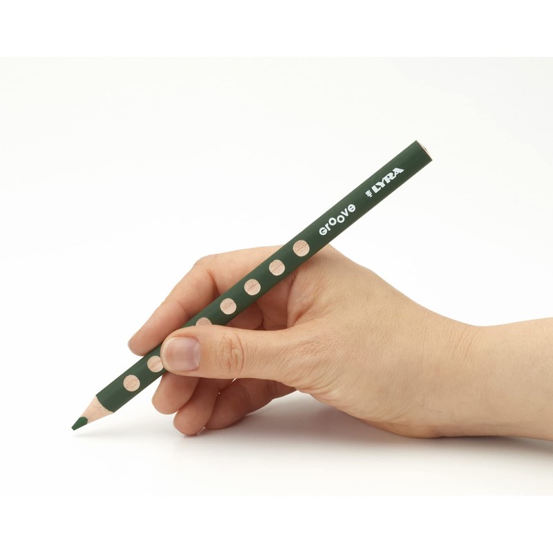 LYRA GROOVE Jumbo Colouring Pencils, Cardboard Case / Pack of