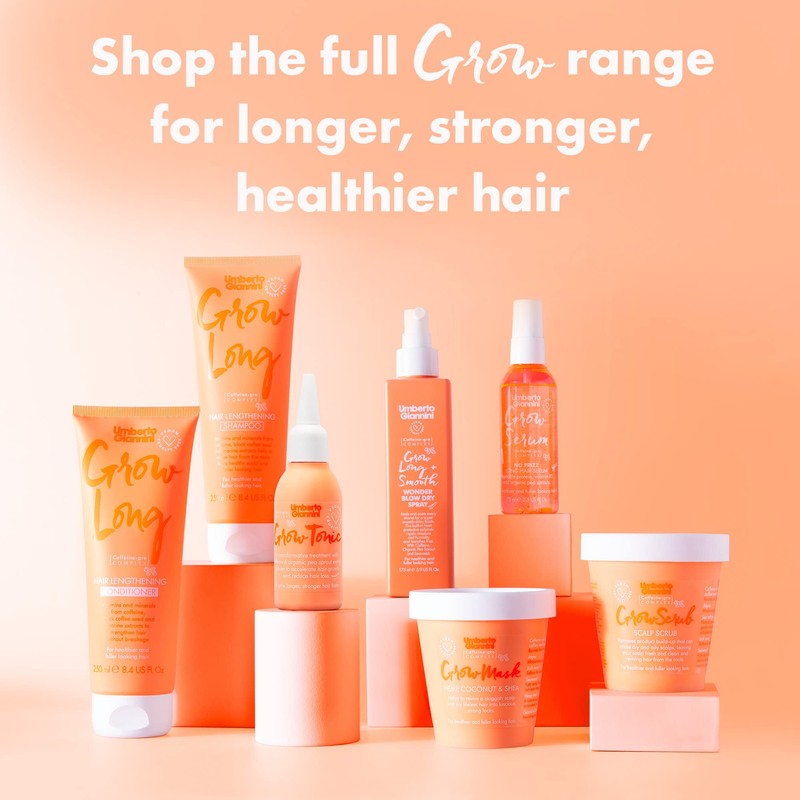 Umberto Giannini Grow Long Shampoo & Conditioner Duo, Vegan &