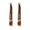 2 Pcs Braided Ponytail Extensions Long Synthetic Hair Pieces Hair