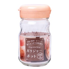 Toyo Sasaki Glass Great Pickling Galliger Pot, Large, Made in Japan, Pink, I-77826-P-JAN Approx. 17.0 fl oz (485 ml)