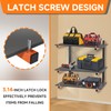 6 Pack Lumber Rack Wall Mount, Heavy Duty Wood Storage