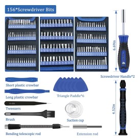 Kingsdun 170-in-1 Precision Screwdriver Set Repair Kit for Phones Watches Electronics PC