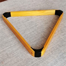 Owaefuqoir 2X Wooden Billiard Ball Rack Solid Triangle Rack Pool Ball Racks Triangle Billiard Ball Racks Billiards Triangle Rack