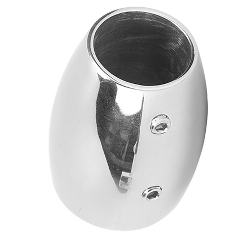 Flagpole Base Stainless Steel Cylindrical Thickened Mirror Polishing Boat Flag