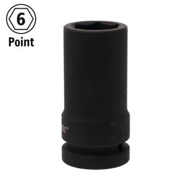 Teng Tools 24MM 1 Inch Drive 6 Point Metric Deep Thinwall Chrome Molybdenum Impact Socket | Mechanic Tool | Hand Tool - 910624