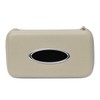 Car Tissue Holder Decorative Leather Container Visor Hanging Box for
