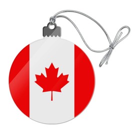 GRAPHICS & MORE Canada Country Flag Acrylic Christmas Tree Holiday Ornament