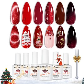 modelones Gel Nail Polish 6 Colors Hema Free Transparent Jelly Milky Pink Sheer Pink Neutral Nude Gel Polish Nail Soak off Nail Polish French Nail Art Manicure DIY Home Salon Gift for Women