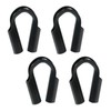 Antrader Rope Tube Thimble,4Pcs Stainless Steel Wire Rope Tube Thimble