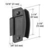 Black Die Cast Window Latch and Pull