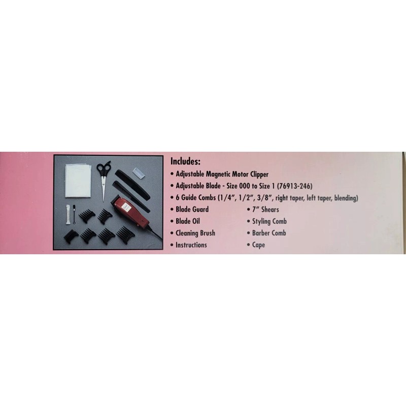 Oster Professional 15 piece Clipper Set with Adjustable Blade, #76284-160