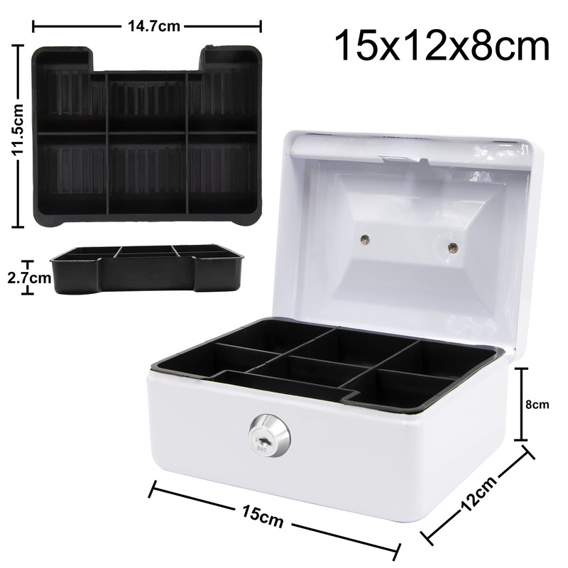 Time to Sparkle 6 inch Small Lock Box Money Safe