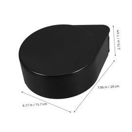 iplusmile Salt Sugar Pepper Storage Box Plastic Spice Box Lid Essential Bar Tool for Bartenders and Home Kitchens