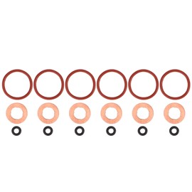 Fuel Injector Sealing Rings Kit 059 130 519 Rubber Metal Replacement for A4 A5 A6 Q5