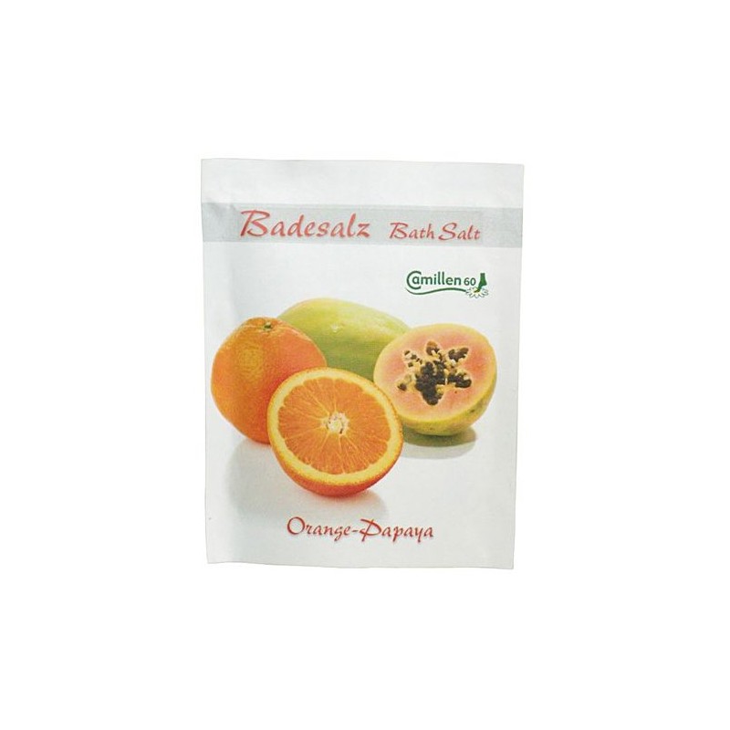 Bath Salt Orange, Papaya, Camillen 60, Foot Bath Additive for