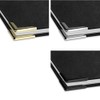 Handmade Certificate Folder with Your Own Name in Black Fur