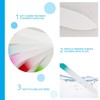 6 Pieces Glass Nail File with Case Professional Crystal Nail