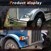 TODO Headlight Housing Base with Chrome Dual Headlight Bezel Compatible
