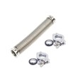 QMINOX SS304 KF25 Vacuum Corrugated Bellows Hose Set Length 200mm