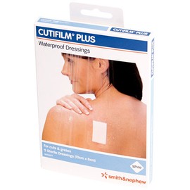 Cutifilm Plus Waterproof Dressings White 8cm X 10cm X 5