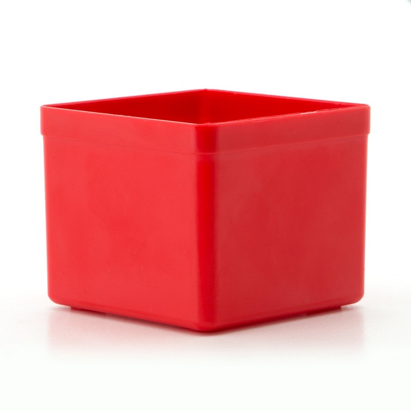 allit Plastic Box Allit Parts Case for EuroPlus Red 54X54X45mm