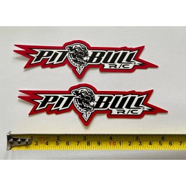 Unbranded 2 PITBULL RC decals stickers rcx tires hobby models crawler scale racing offroad