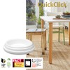 Wagner QuickClick® Plastic Gliders, Furniture Glides, Chair Glides, Set of