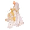 Kurt S. Adler Kurt Adler 14-Inch Battery-Operated Ivory and Gold