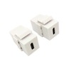 Poyiccot USB C Keystone Jack Insert, (2-Pack) USB 3.1 Type-C