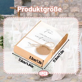 Wedding Money Gift Set with Dried Flowers & Test Tube Ribbon, Wedding Gifts for Newlyweds, Round Kraft Paper Pendant Included, Honeymoon Gift for Honeymoon