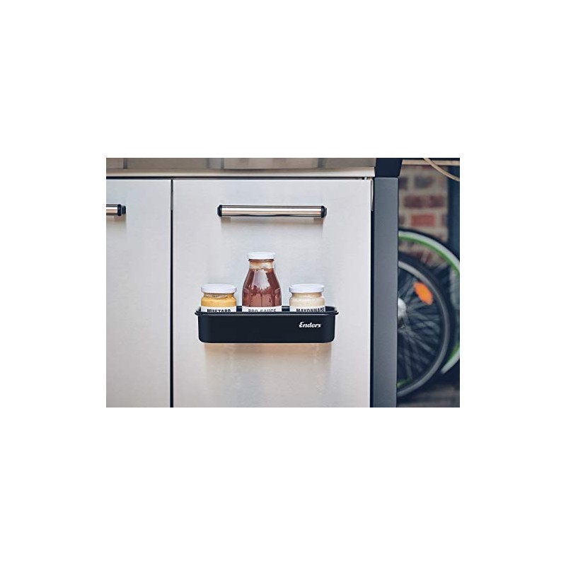 Enders Grill Utensils Holder, for Barbecue Utensils, Black